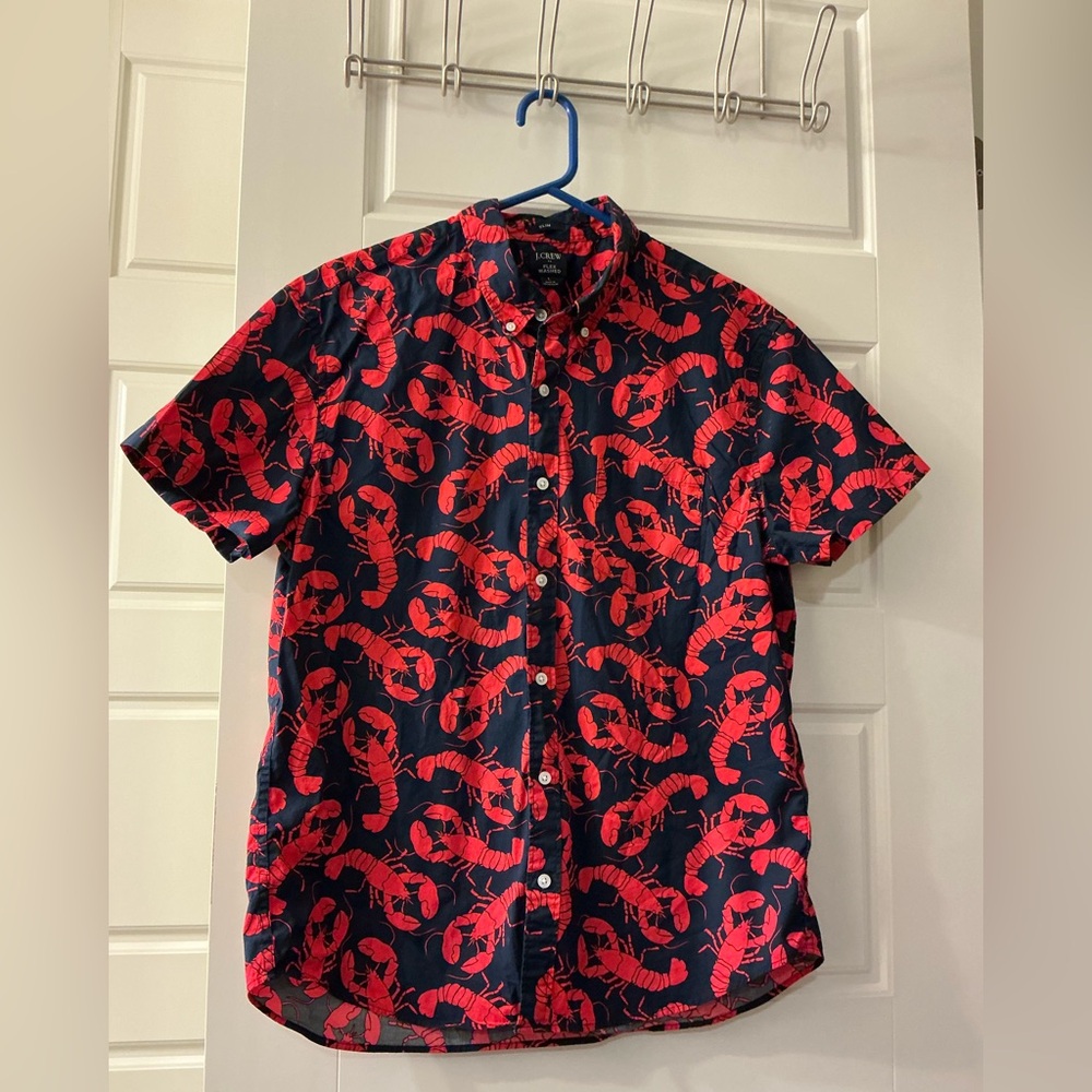 Lobsters Galore!!  Classic J. Crew men’s button down